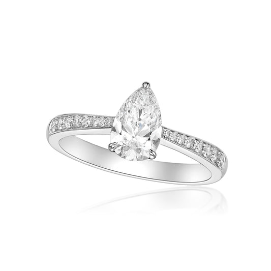 Pear Cut Engagement Ring