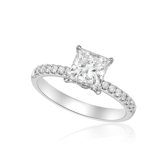 Princess Cut Diamond Engagement Ring