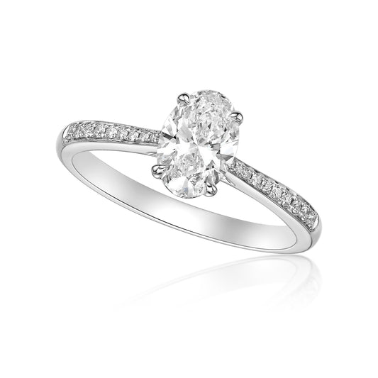 Oval Engagement Ring- NEW