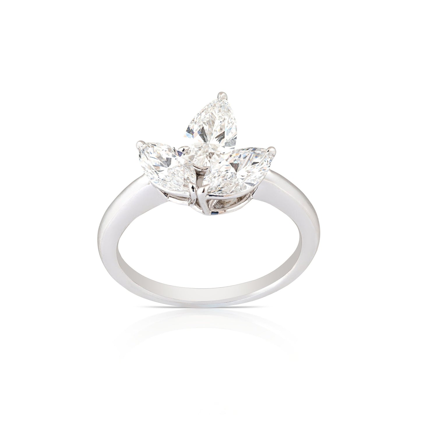 Diamond Ring: 2 Marquise, 1 Pear - ETERNAL JEWEL