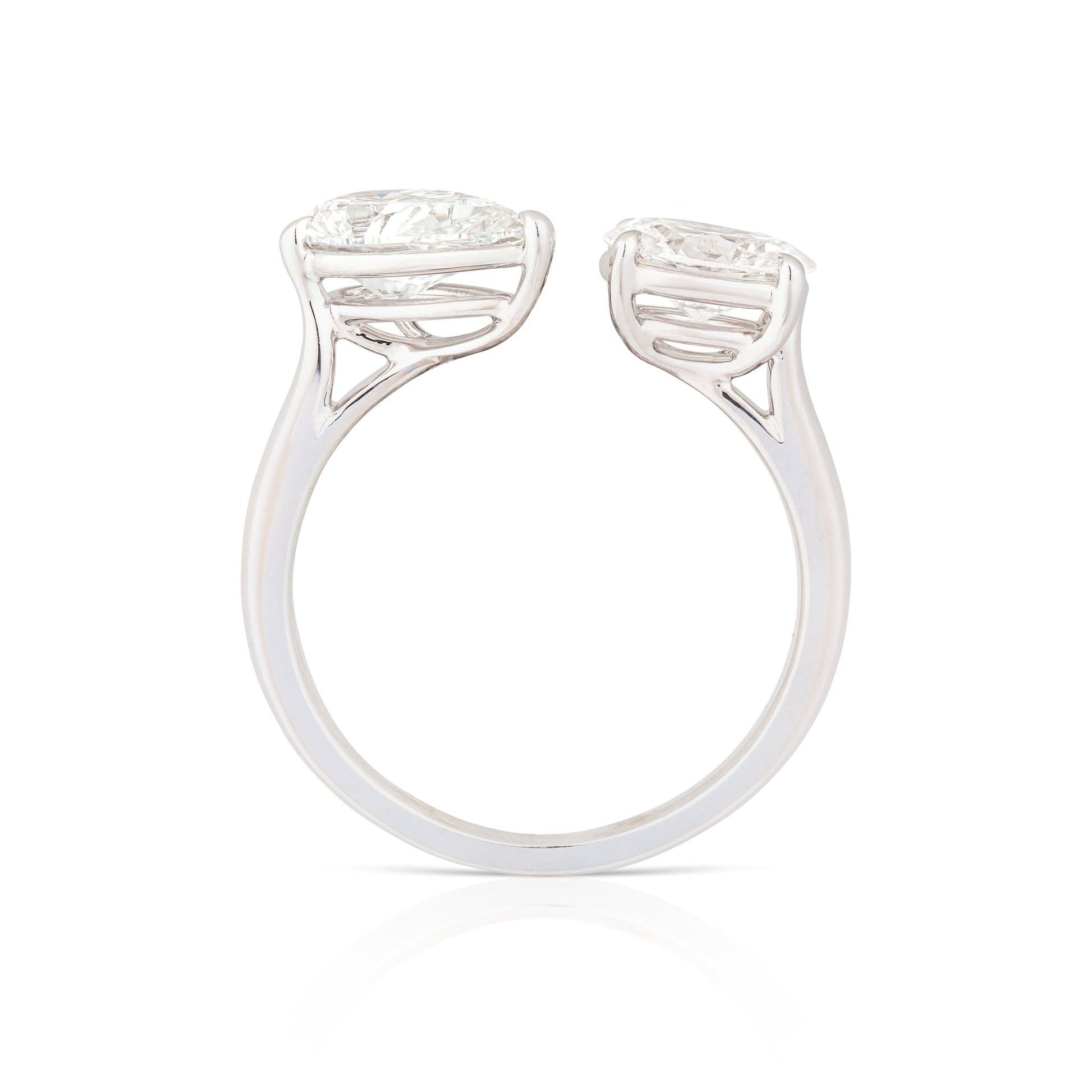 Diamond Ring: Open Design Brilliance - ETERNAL JEWEL