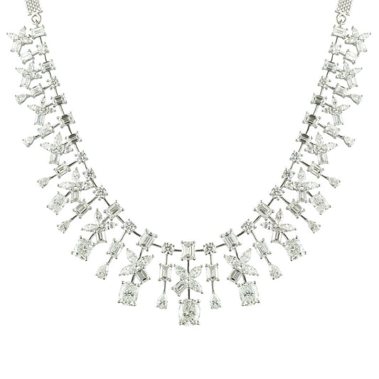 Gold & Diamond Necklace - ETERNAL JEWEL