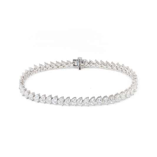 Heart Shape Diamond Bracelet