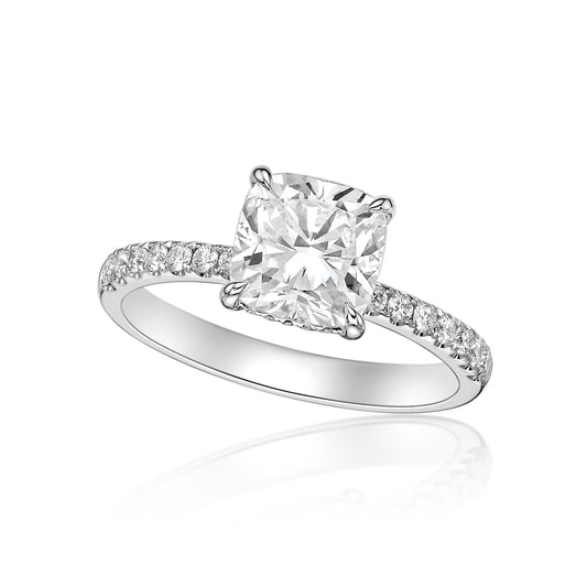 Cushion Cut Engagement Ring- NEW