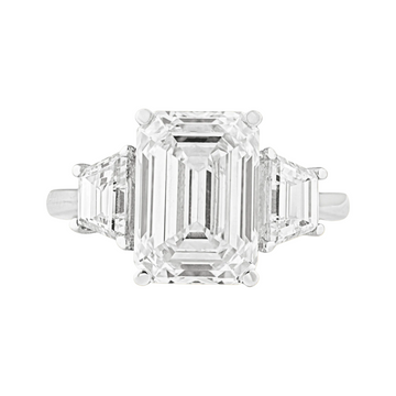 Baguette Diamond Engagement Ring - ETERNAL JEWEL