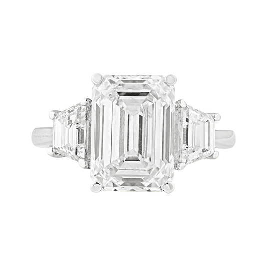 Baguette Diamond Engagement Ring - ETERNAL JEWEL