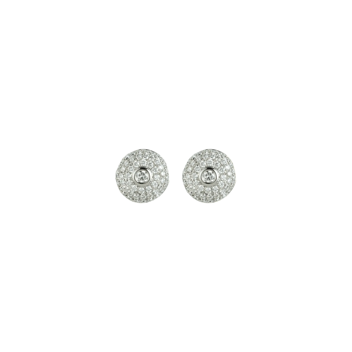 Classic Grainy Diamond Earrings - ETERNAL JEWEL