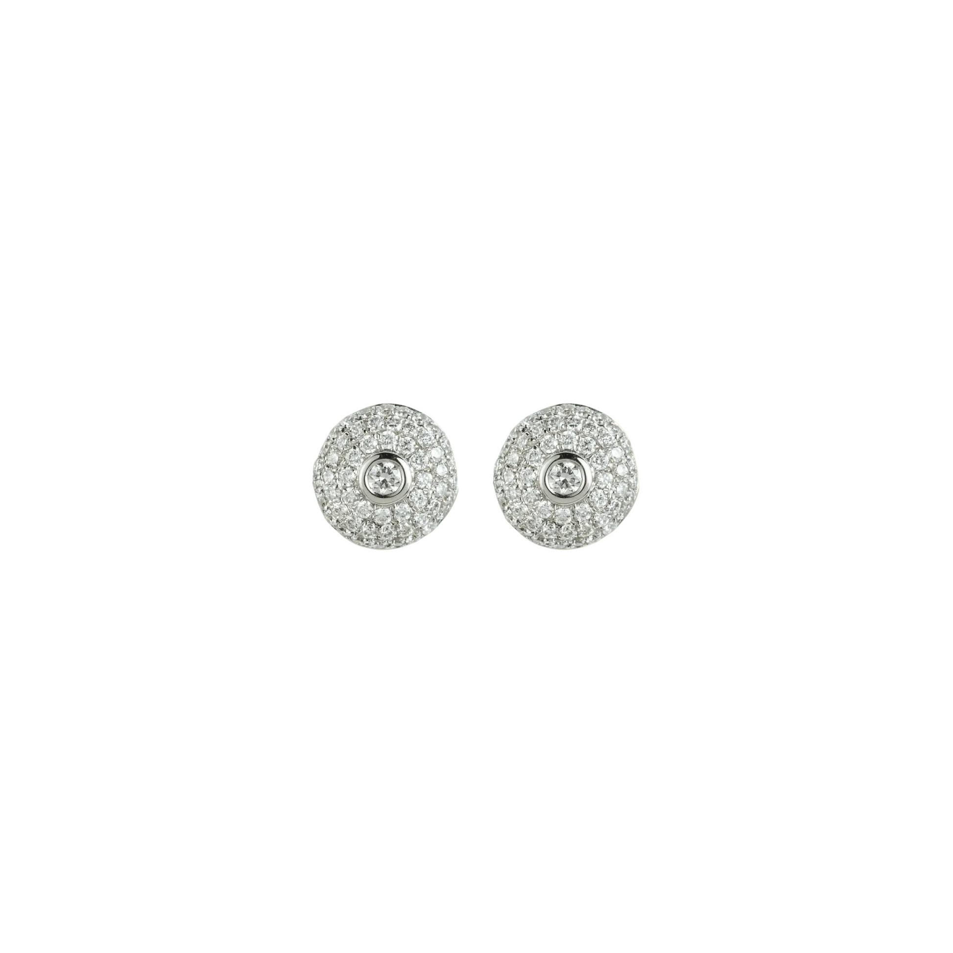 Classic Grainy Diamond Earrings - ETERNAL JEWEL