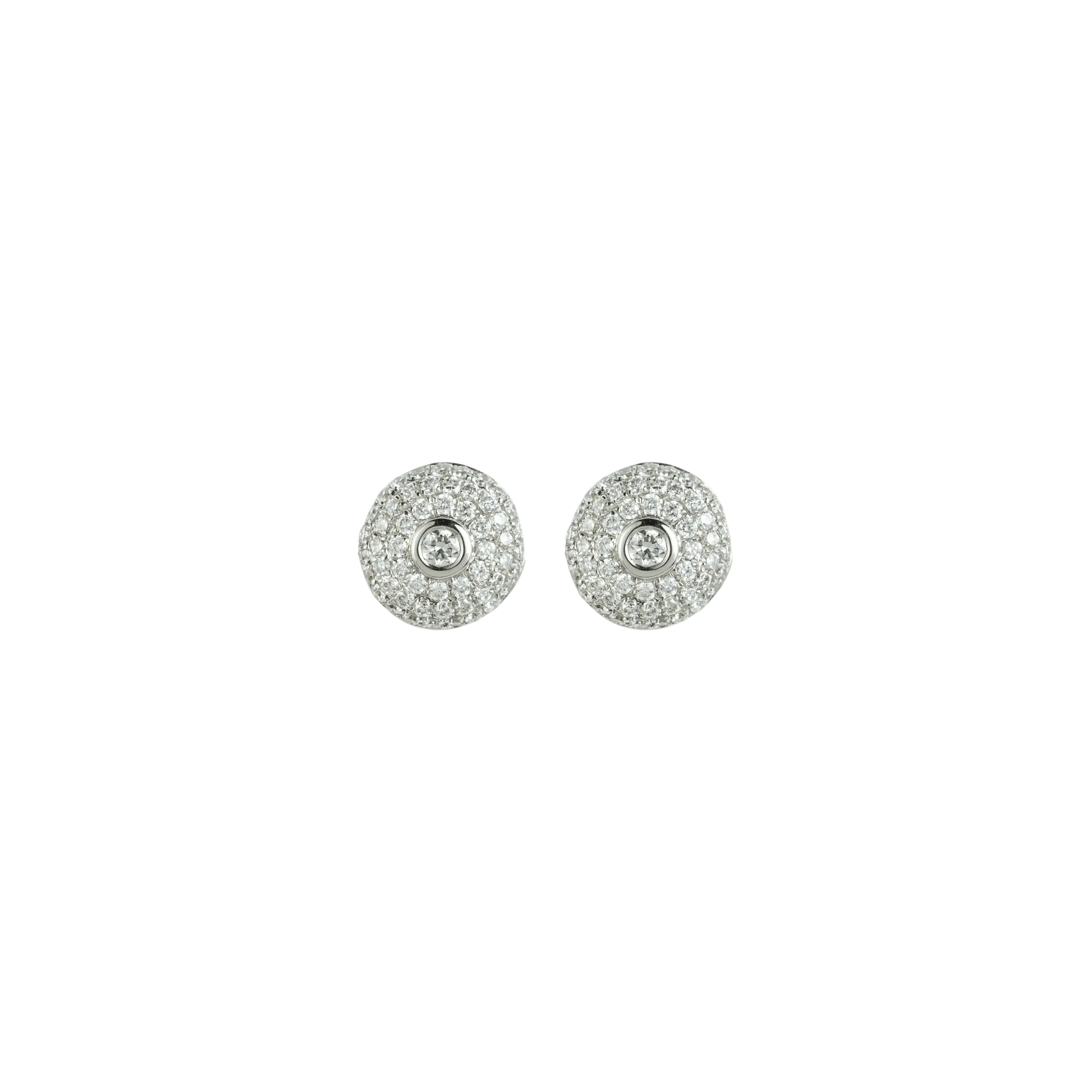 Classic Grainy Diamond Earrings - ETERNAL JEWEL