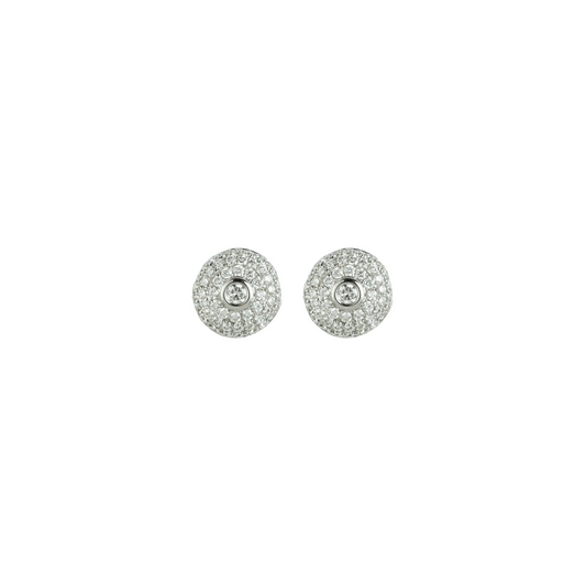 Classic Grainy Diamond Earrings - ETERNAL JEWEL