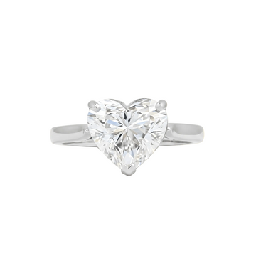 Classic Heart Cut Solitaire Ring - ETERNAL JEWEL