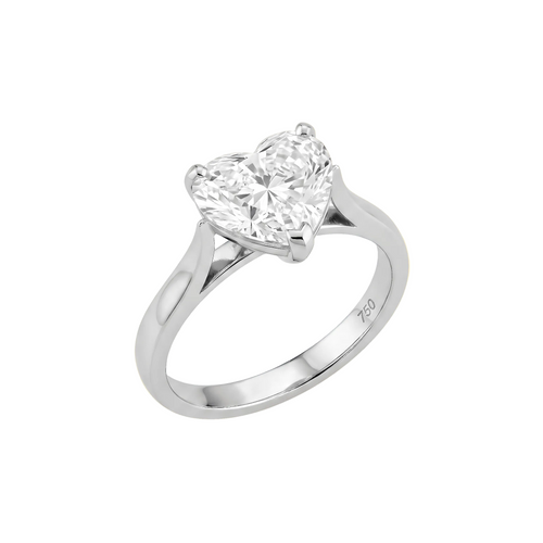 Classic Heart Cut Solitaire Ring - ETERNAL JEWEL