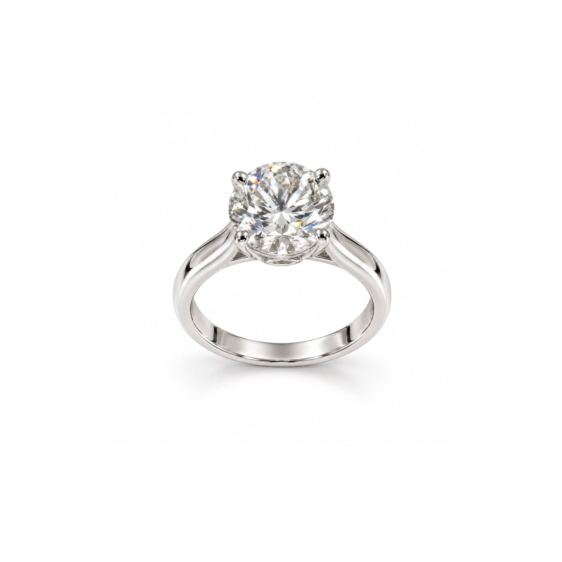 Classic Round Solitaire Ring - ETERNAL JEWEL