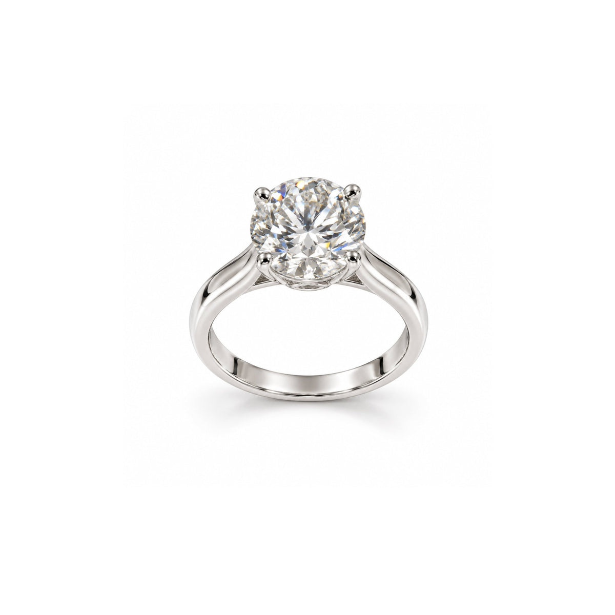 Classic Round Solitaire Ring - ETERNAL JEWEL