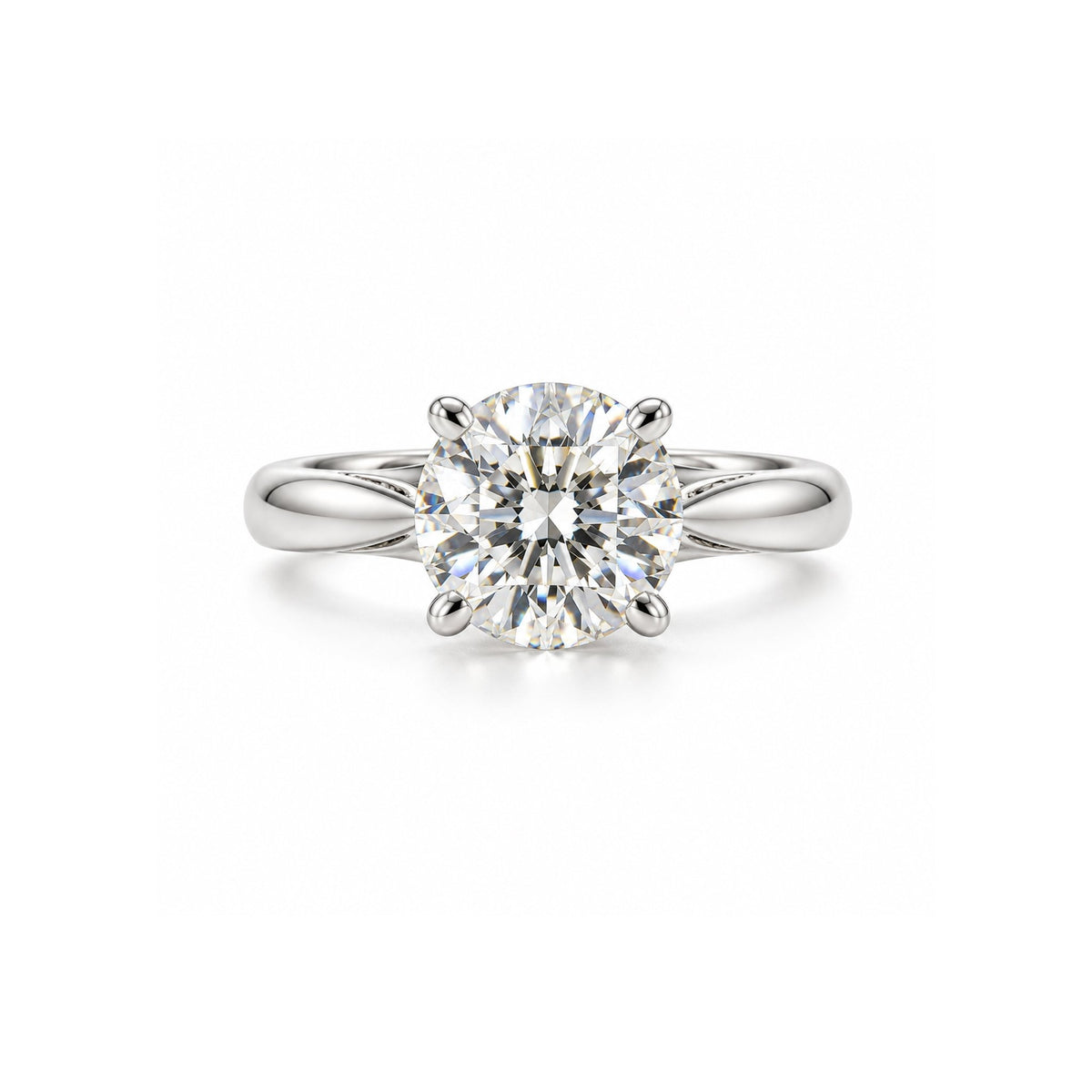 Classic Round Solitaire Ring - ETERNAL JEWEL