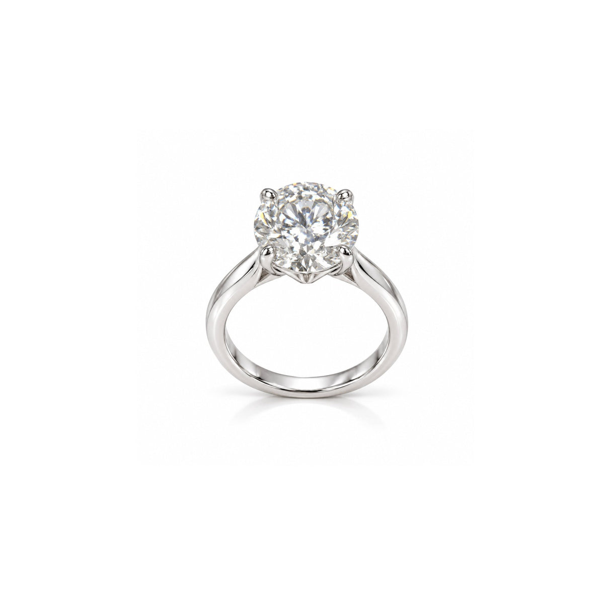 Classic Round Solitaire Ring - ETERNAL JEWEL