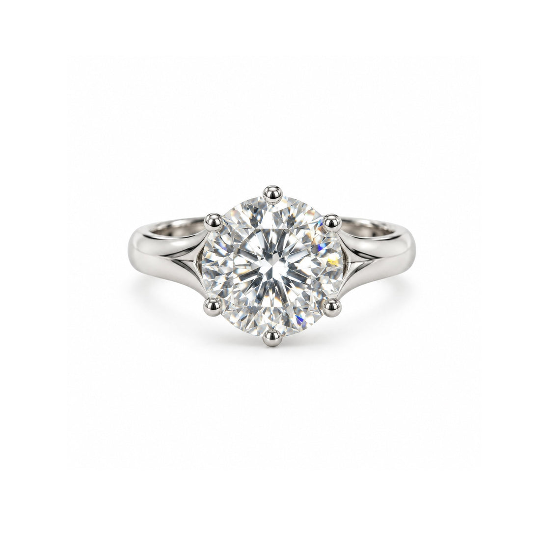 Classic Round Solitaire Ring - ETERNAL JEWEL