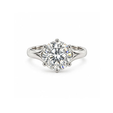 Classic Round Solitaire Ring - ETERNAL JEWEL
