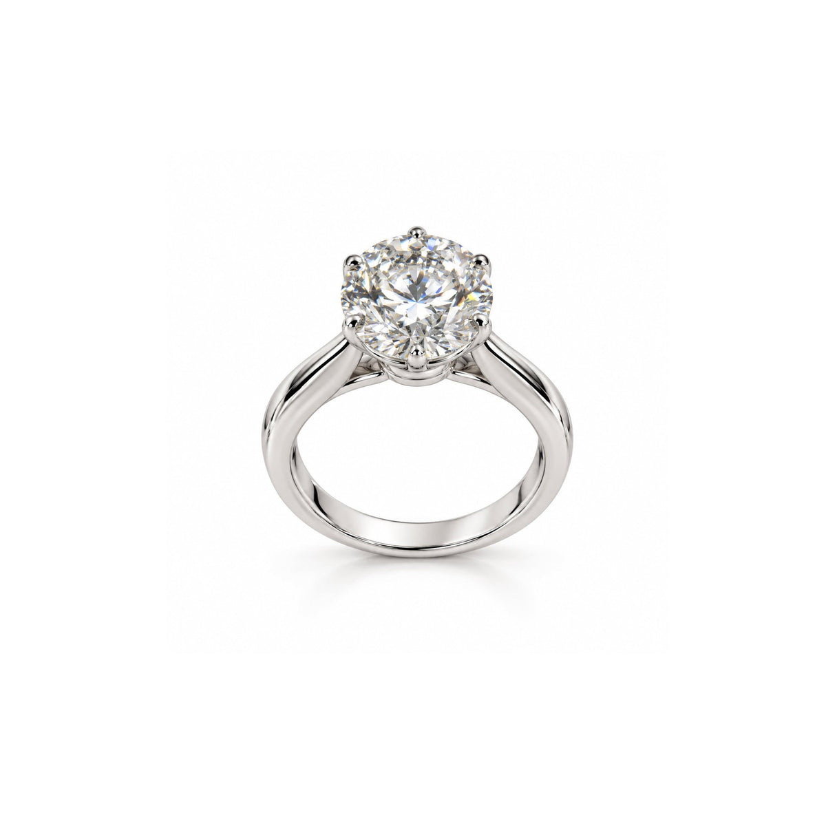Classic Round Solitaire Ring - ETERNAL JEWEL