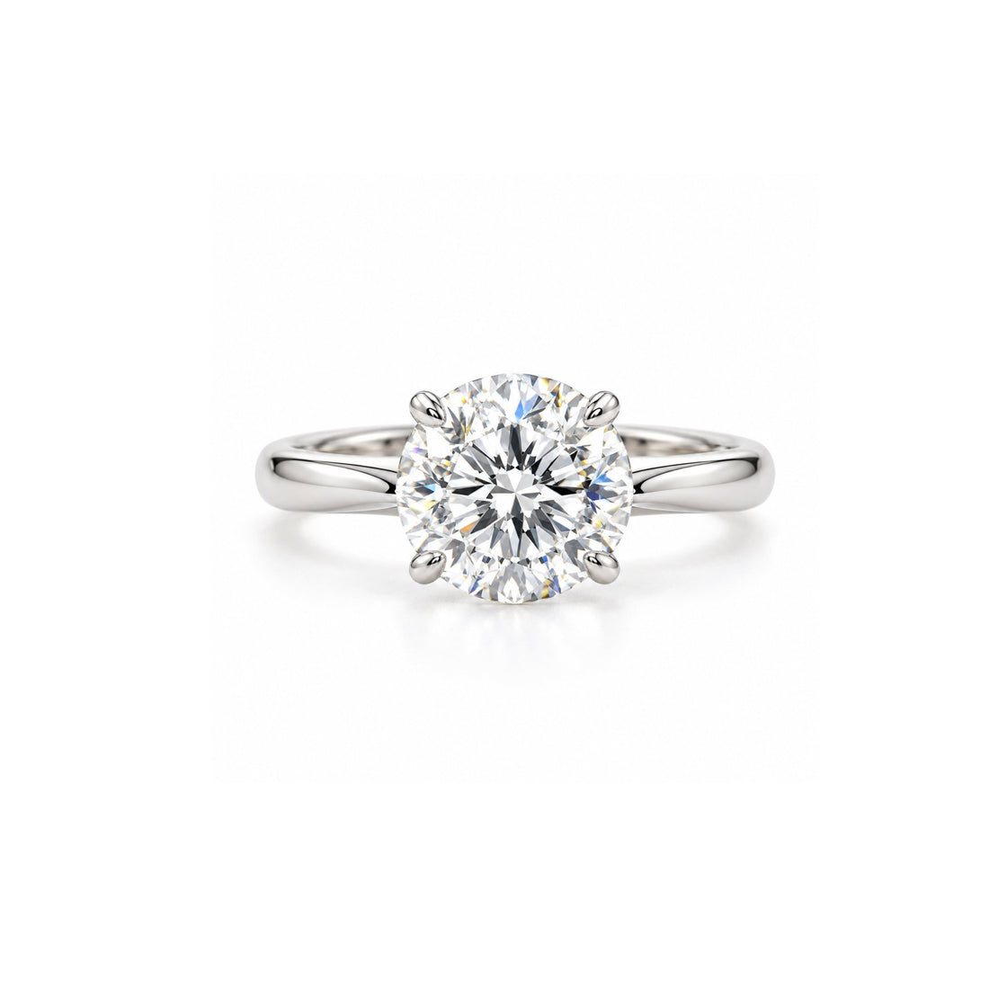 Classic Round Solitaire Ring - ETERNAL JEWEL
