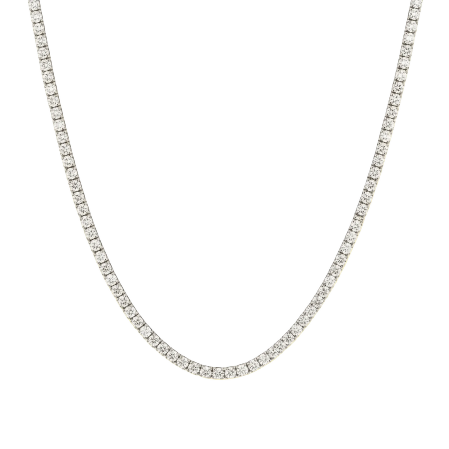 Classic Tennis Necklace ( 10 Carats) - ETERNAL JEWEL