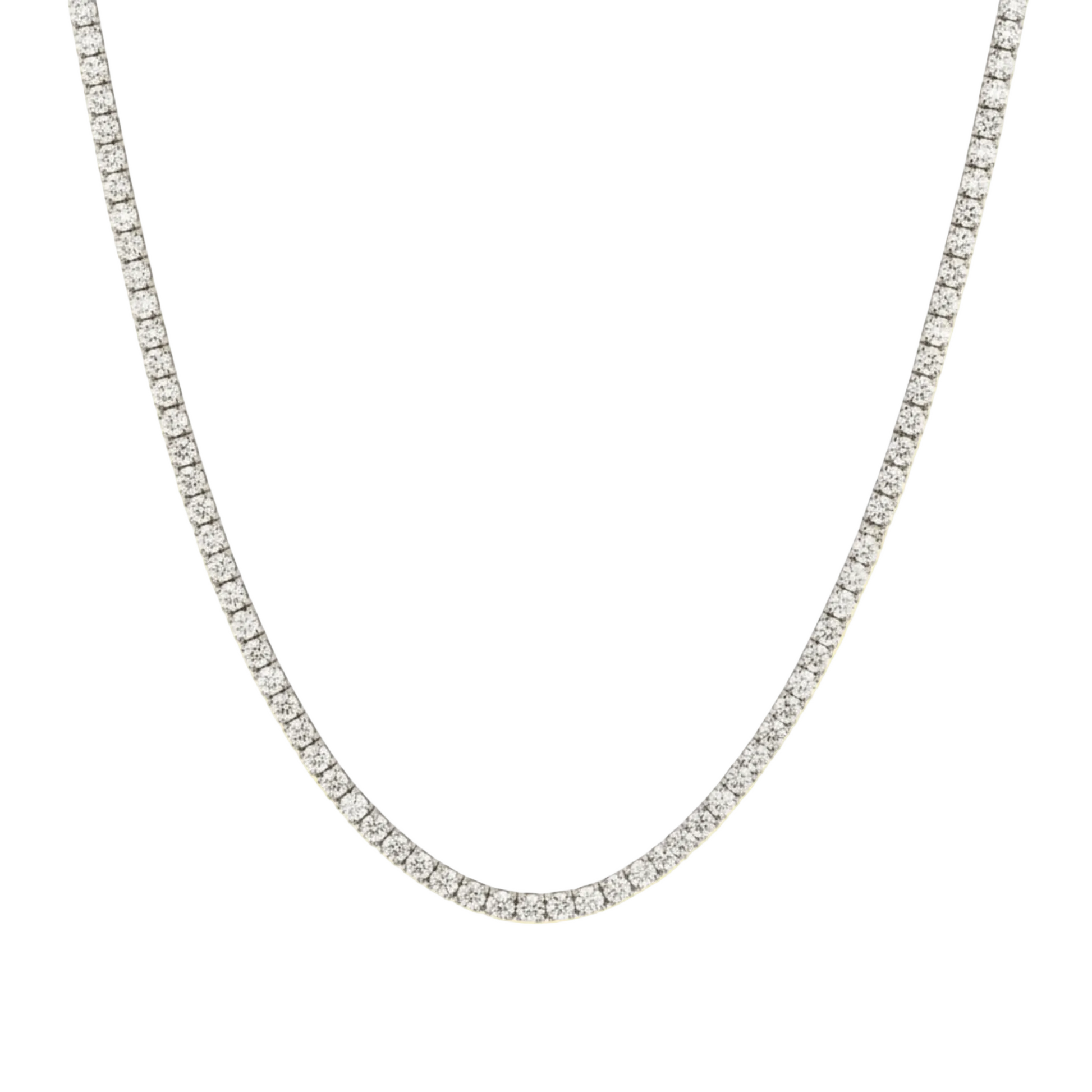 Classic Tennis Necklace ( 10 Carats) - ETERNAL JEWEL