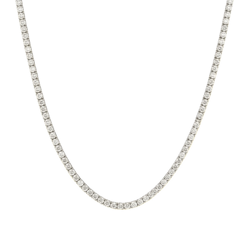 Classic Tennis Necklace ( 10 Carats) - ETERNAL JEWEL
