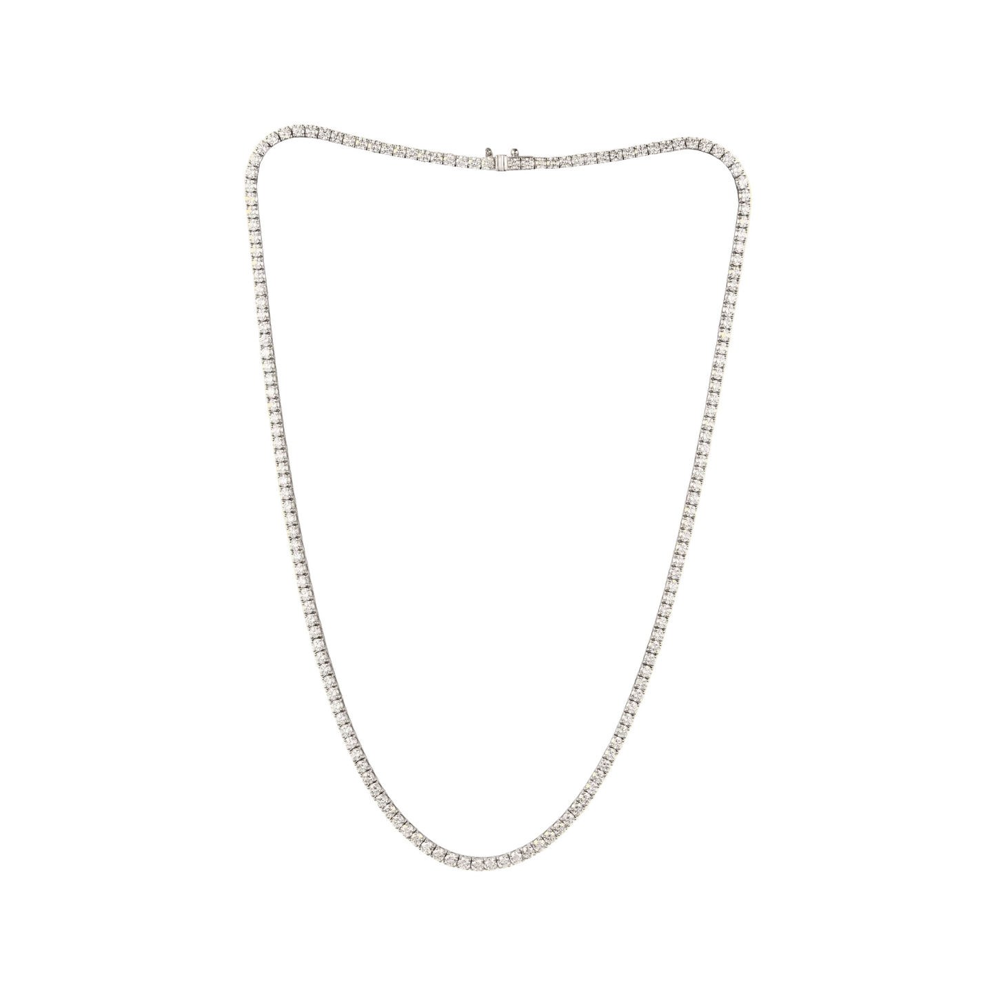 Classic Tennis Necklace ( 10 Carats) - ETERNAL JEWEL