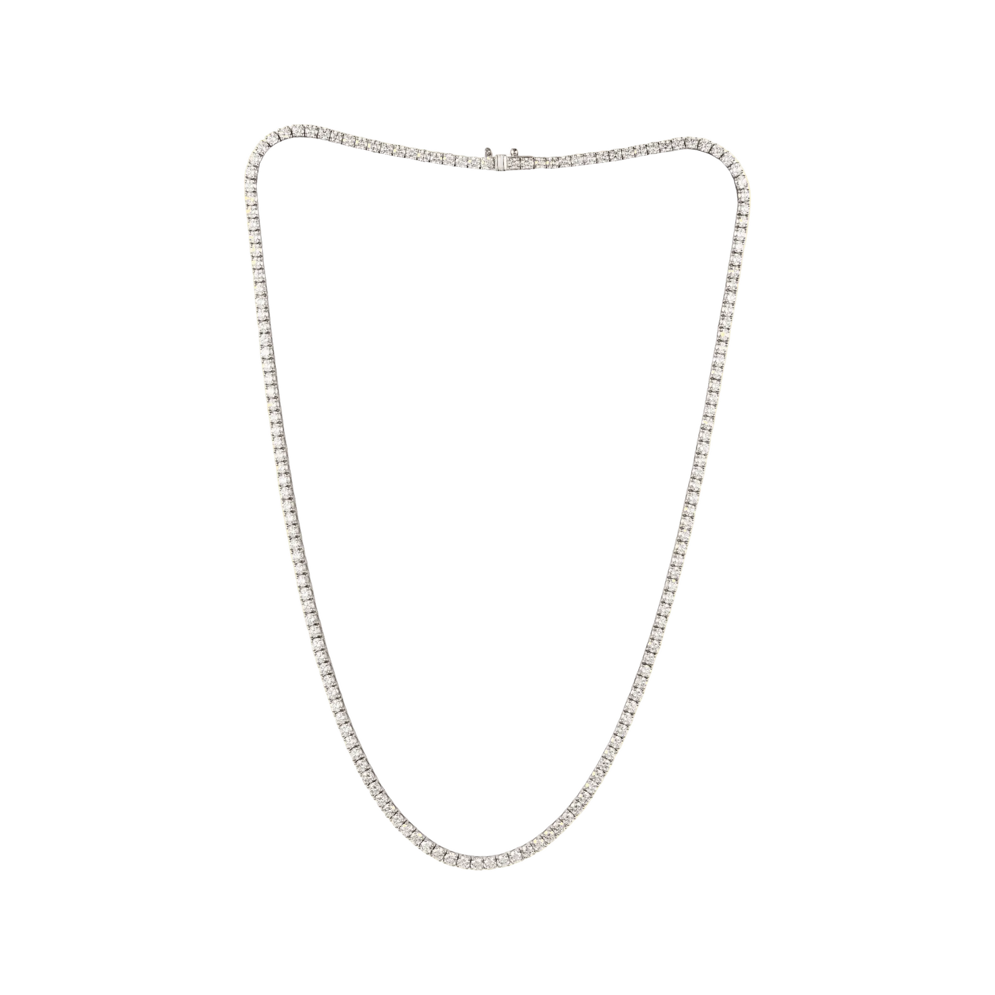 Classic Tennis Necklace ( 10 Carats) - ETERNAL JEWEL