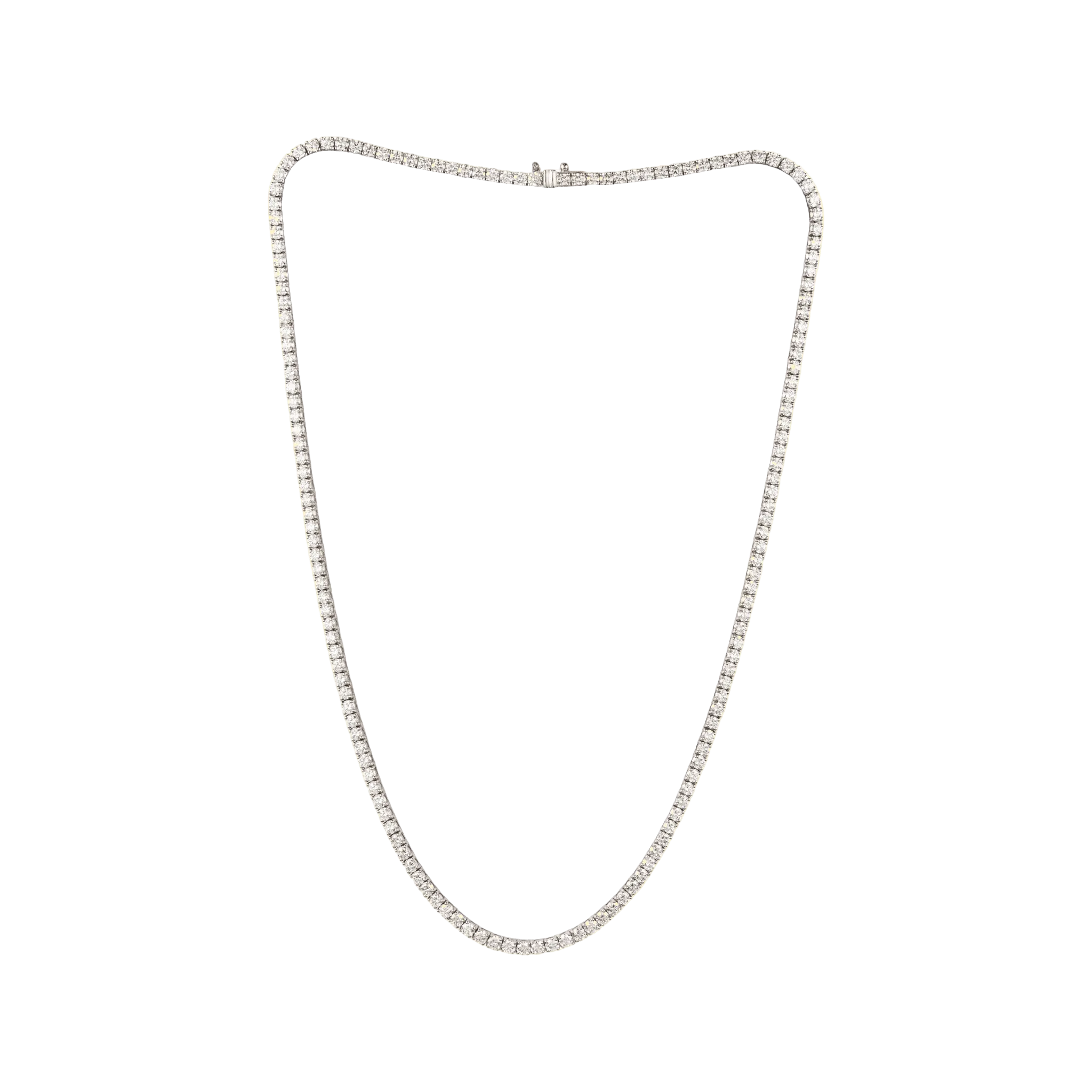 Classic Tennis Necklace ( 10 Carats) - ETERNAL JEWEL