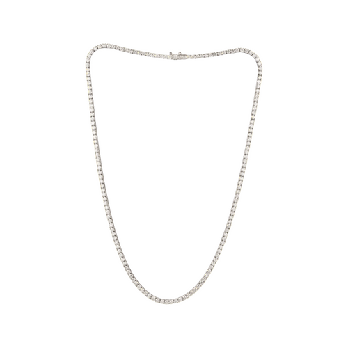 Classic Tennis Necklace ( 10 Carats) - ETERNAL JEWEL