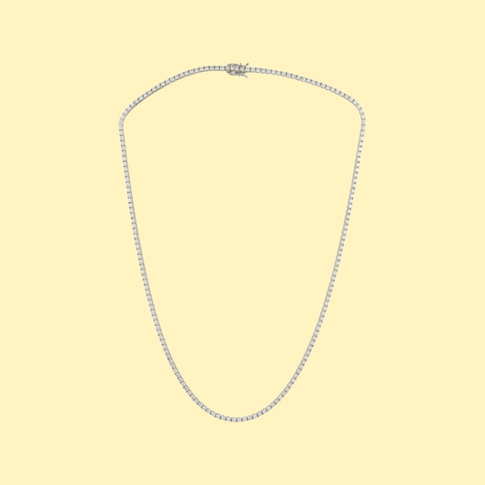 Classic Tennis Necklace (5 Carats) - ETERNAL JEWEL