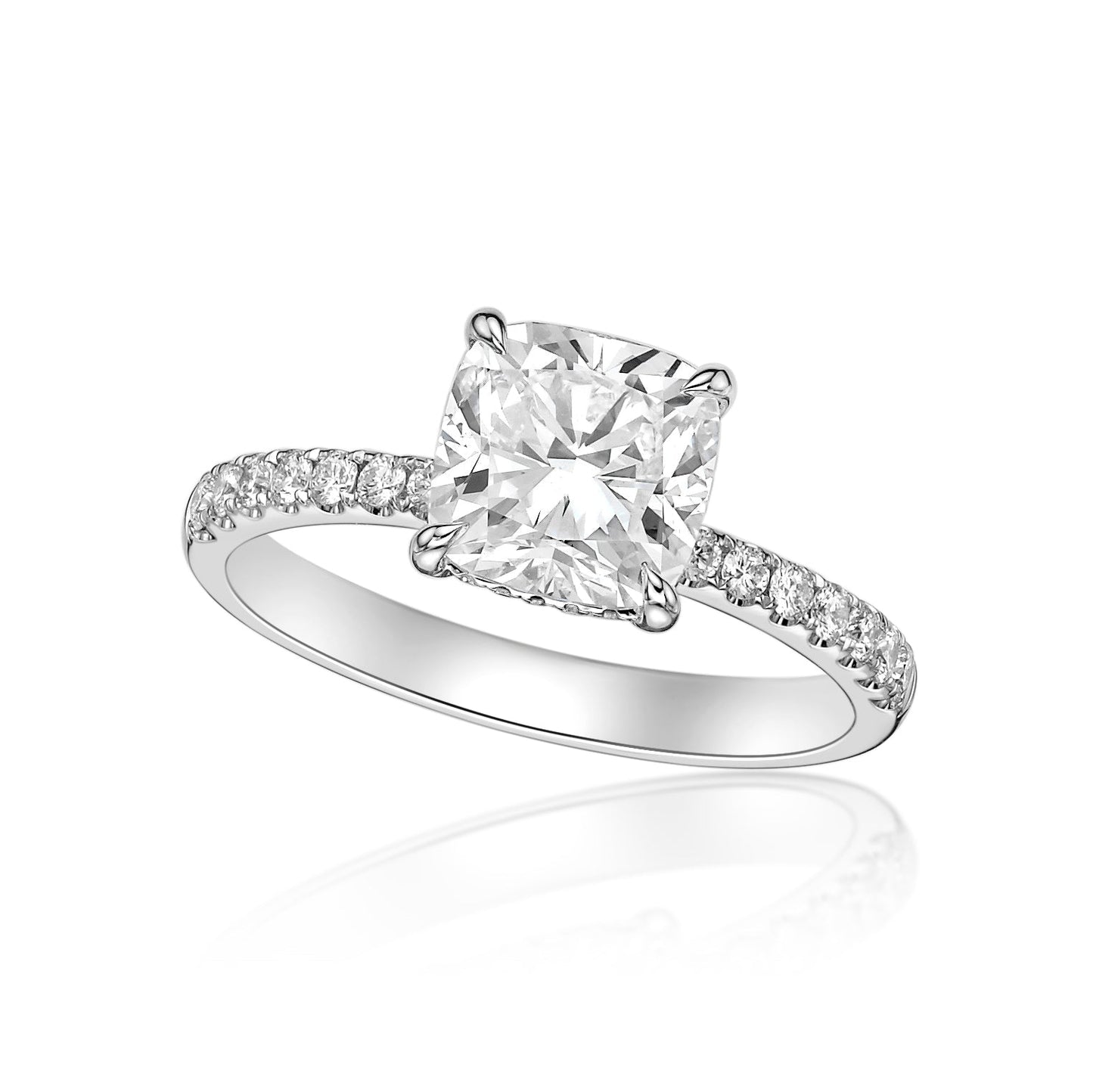 Cushion Cut Engagement Ring - NEW - ETERNAL JEWEL