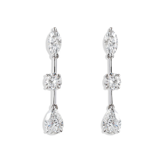 Diamond Earrings - ETERNAL JEWEL