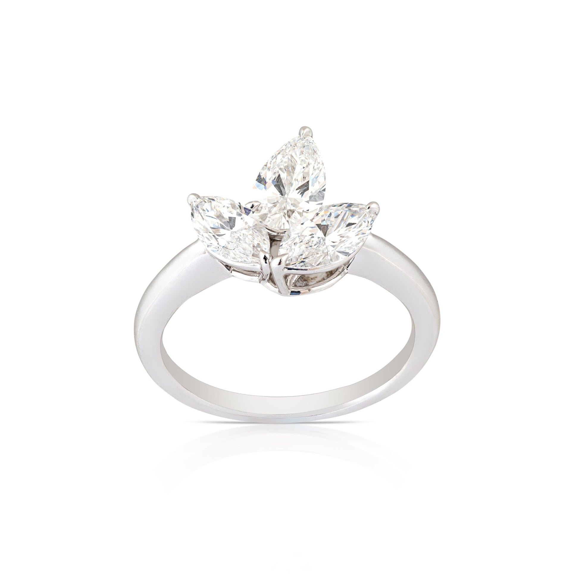Diamond Ring: 2 Marquise, 1 Pear - ETERNAL JEWEL