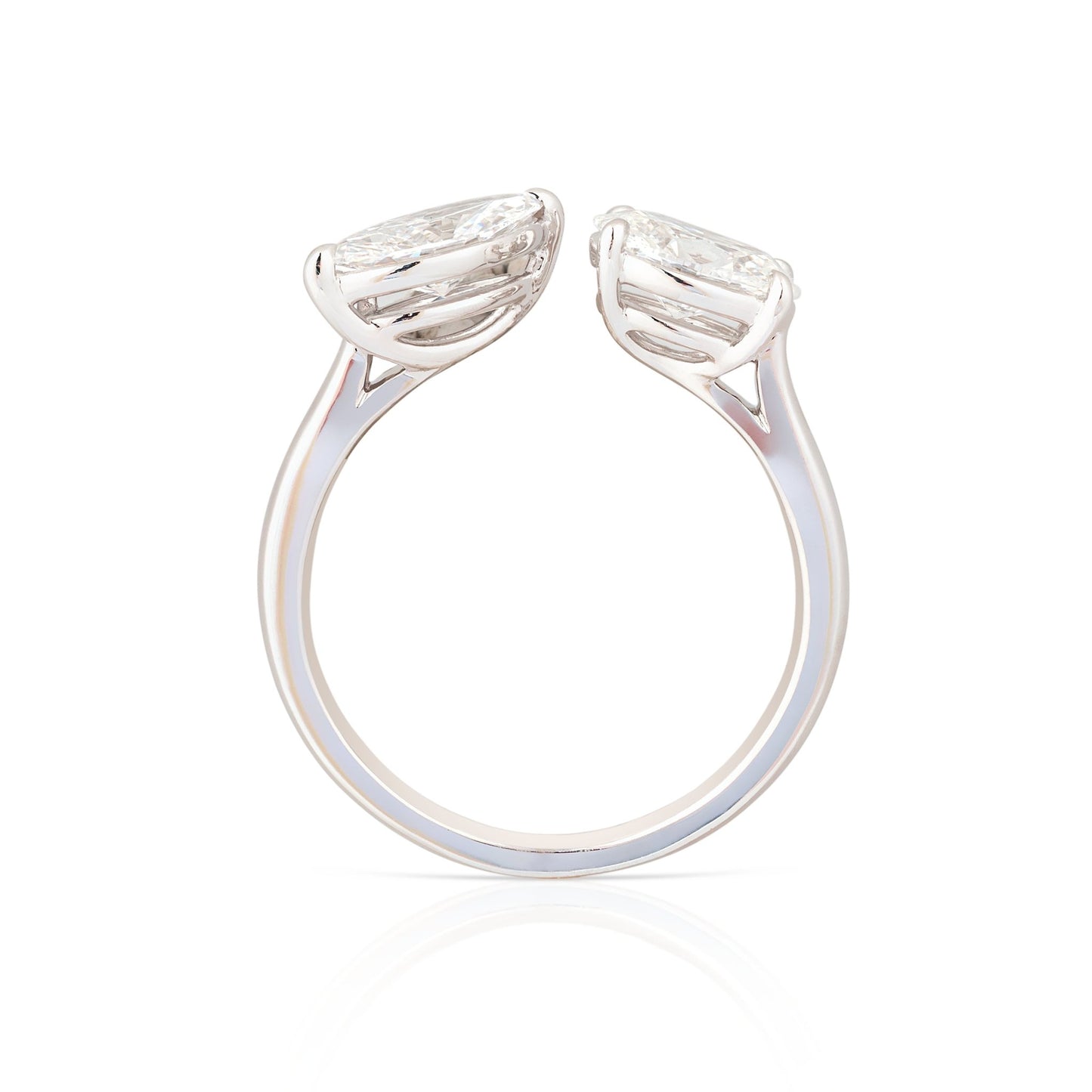 Distinct elegance: Marquise & Oval Diamond Ring - ETERNAL JEWEL