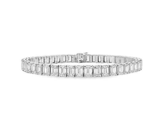 Emerald Cut Tennis Bracelet - NEW - ETERNAL JEWEL