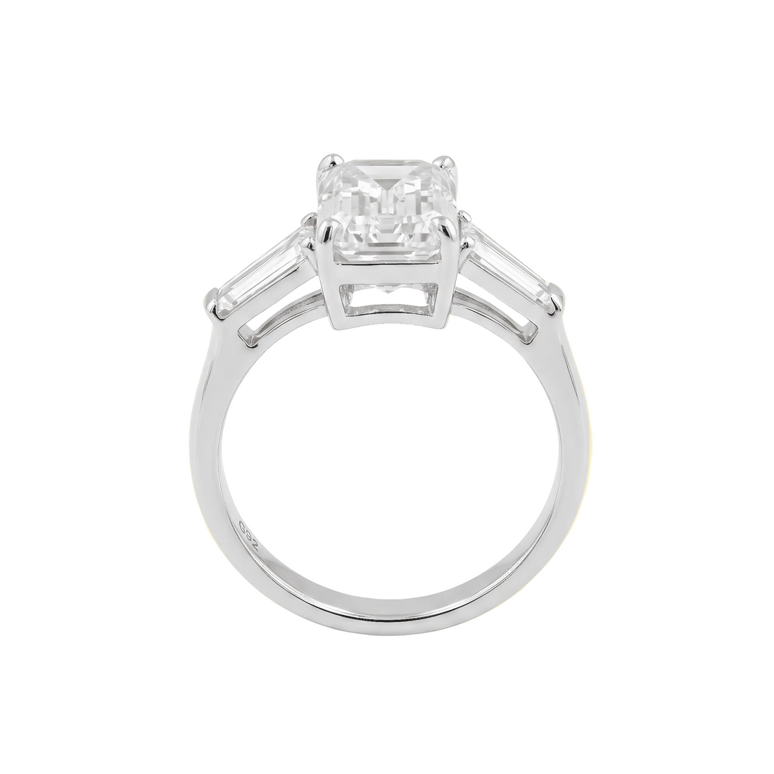 Emerald Cut with Tapered Baguette Side Stones - ETERNAL JEWEL