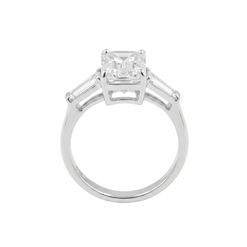 Emerald Cut with Tapered Baguette Side Stones - ETERNAL JEWEL