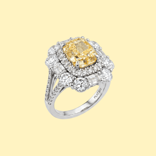 Fancy Yellow Diamond Ring - ETERNAL JEWEL