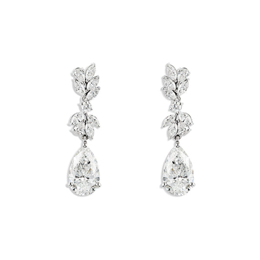 Gold & Diamond Earrings - ETERNAL JEWEL