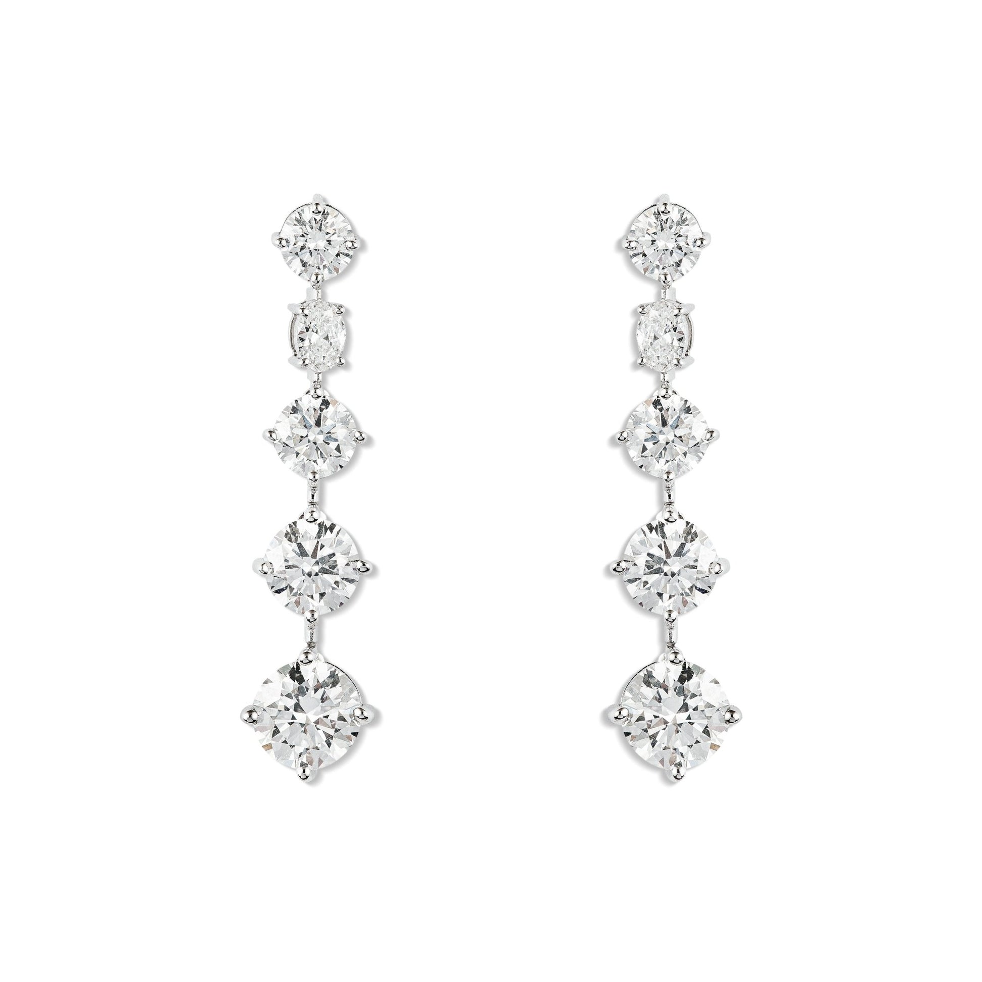 Gold & Diamond Earrings - ETERNAL JEWEL