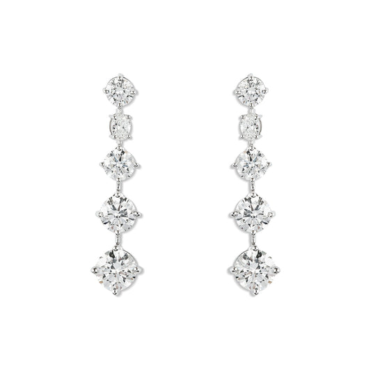 Gold & Diamond Earrings - ETERNAL JEWEL