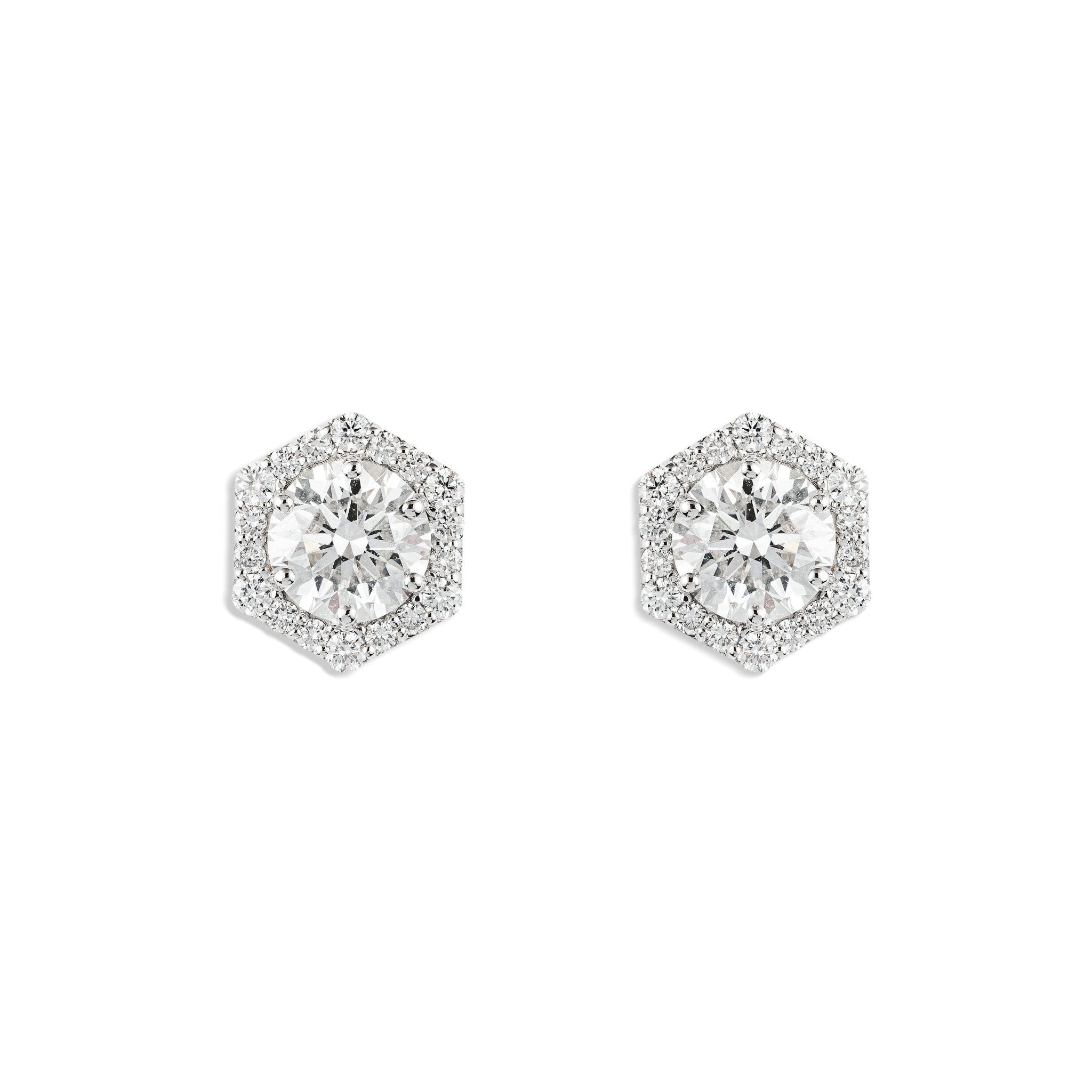 Gold & Diamond Earrings - ETERNAL JEWEL
