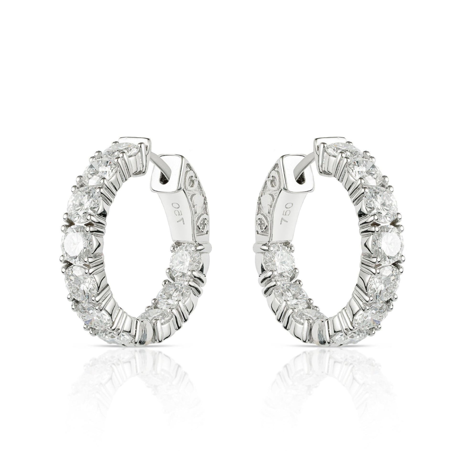 Gold & Diamond Earrings - ETERNAL JEWEL