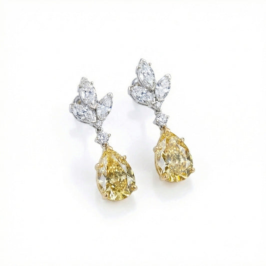 Gold & Diamond Earrings - ETERNAL JEWEL