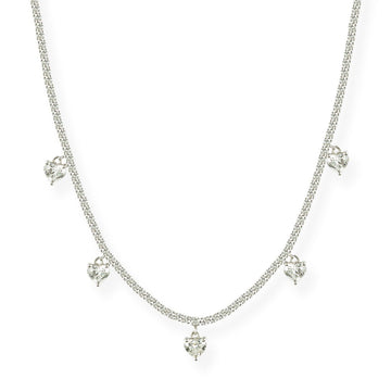 Heart Charms Diamond Necklace - ETERNAL JEWEL
