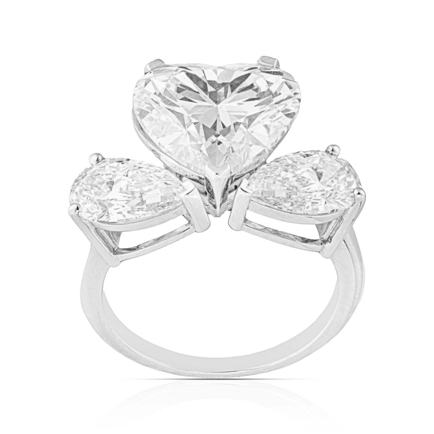 Heart & Pear Shape Diamond Ring - ETERNAL JEWEL