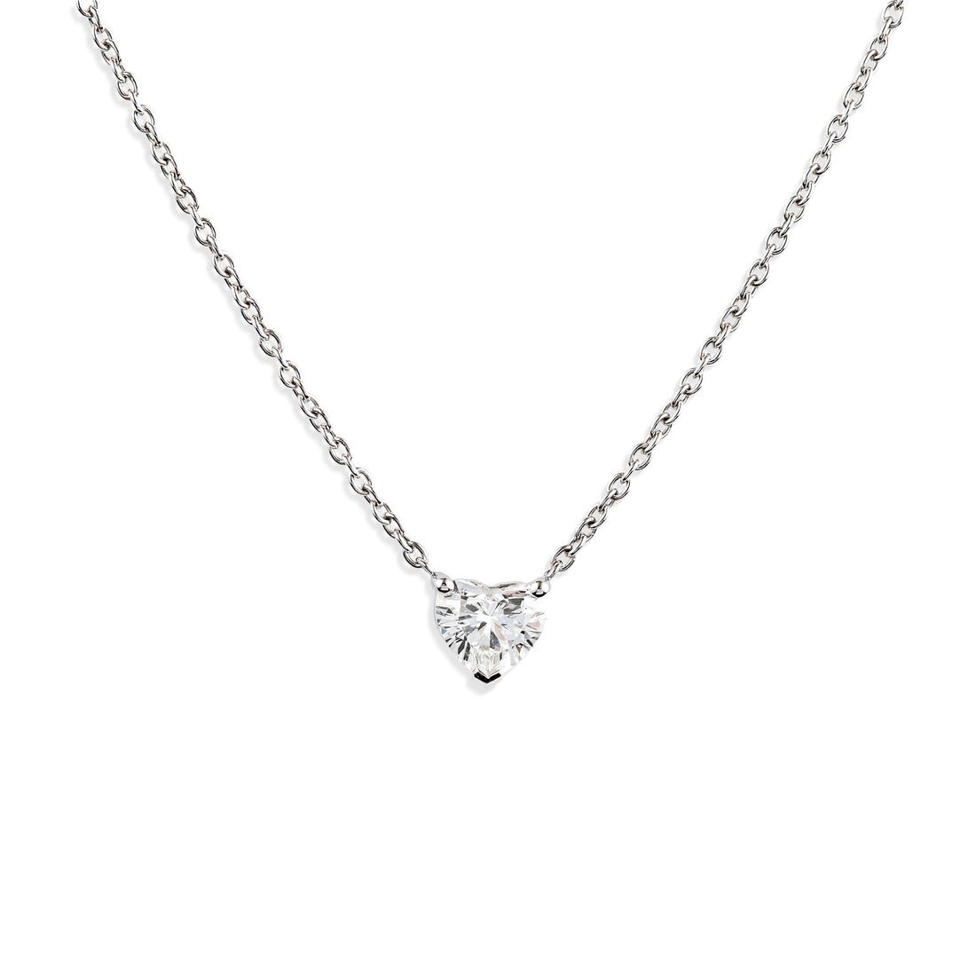Heart shape Diamond Necklace - ETERNAL JEWEL