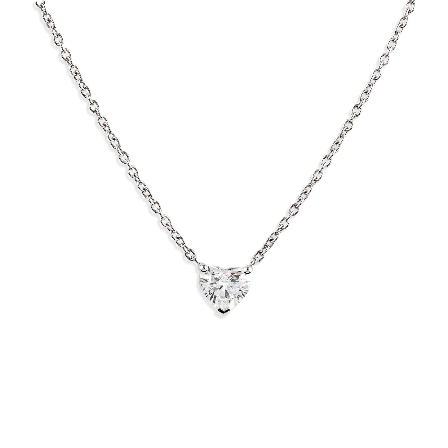 Heart shape Diamond Necklace - ETERNAL JEWEL